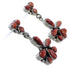 Southwestern Red Oyster Genuine Sterling Silver Earrings BW62570